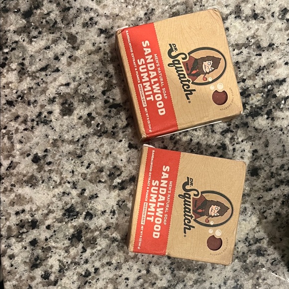 Dr. Squatch Other - Dr. Squatch Sandalwood Summit Men's Cleanser - Red and Brown